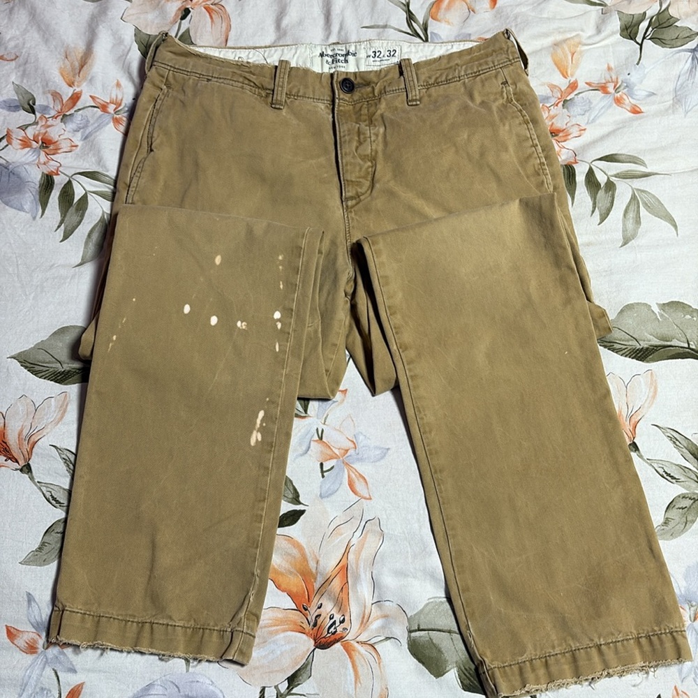 Abercrombie & Fitch Dark Khaki Pants 32x32